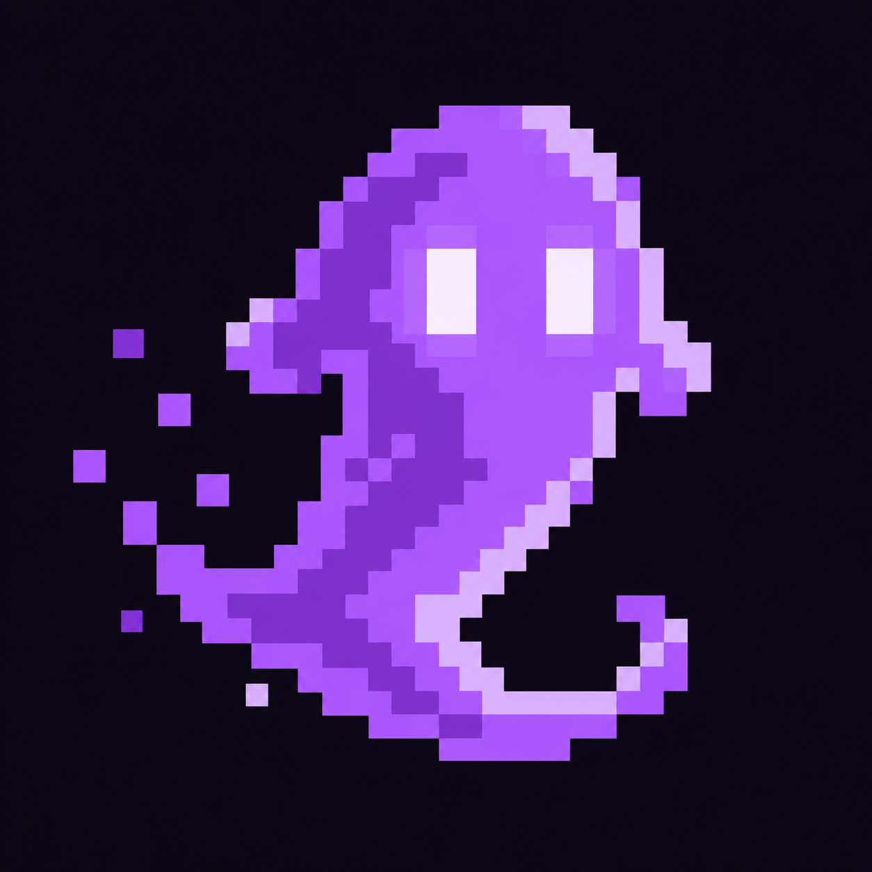 Goog pixel ghost mascot